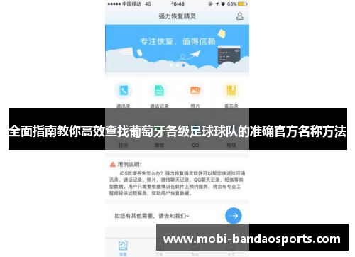 全面指南教你高效查找葡萄牙各级足球球队的准确官方名称方法 全面指南教你高效查找葡萄牙各级足球球队的准确官方名称方法